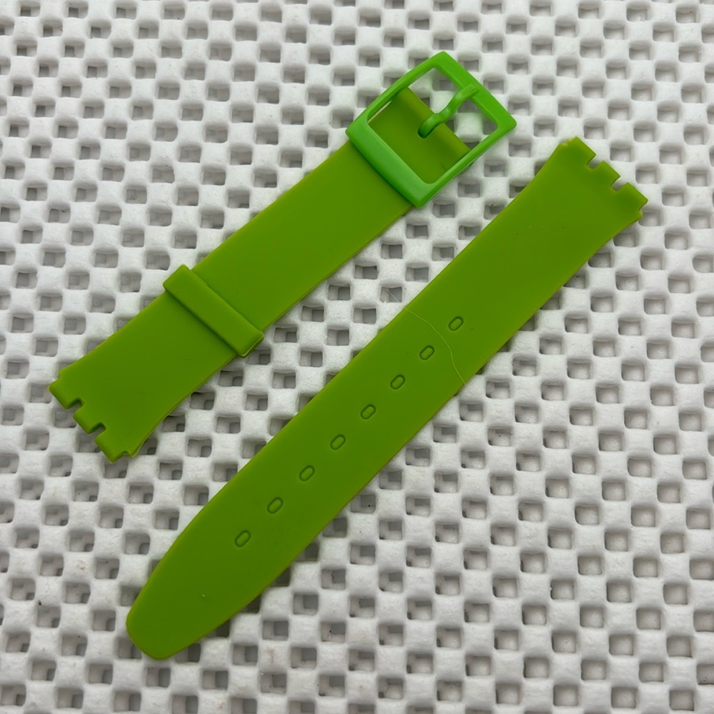 Green Watch Band (Strap Only) - fits Swatch Skin model